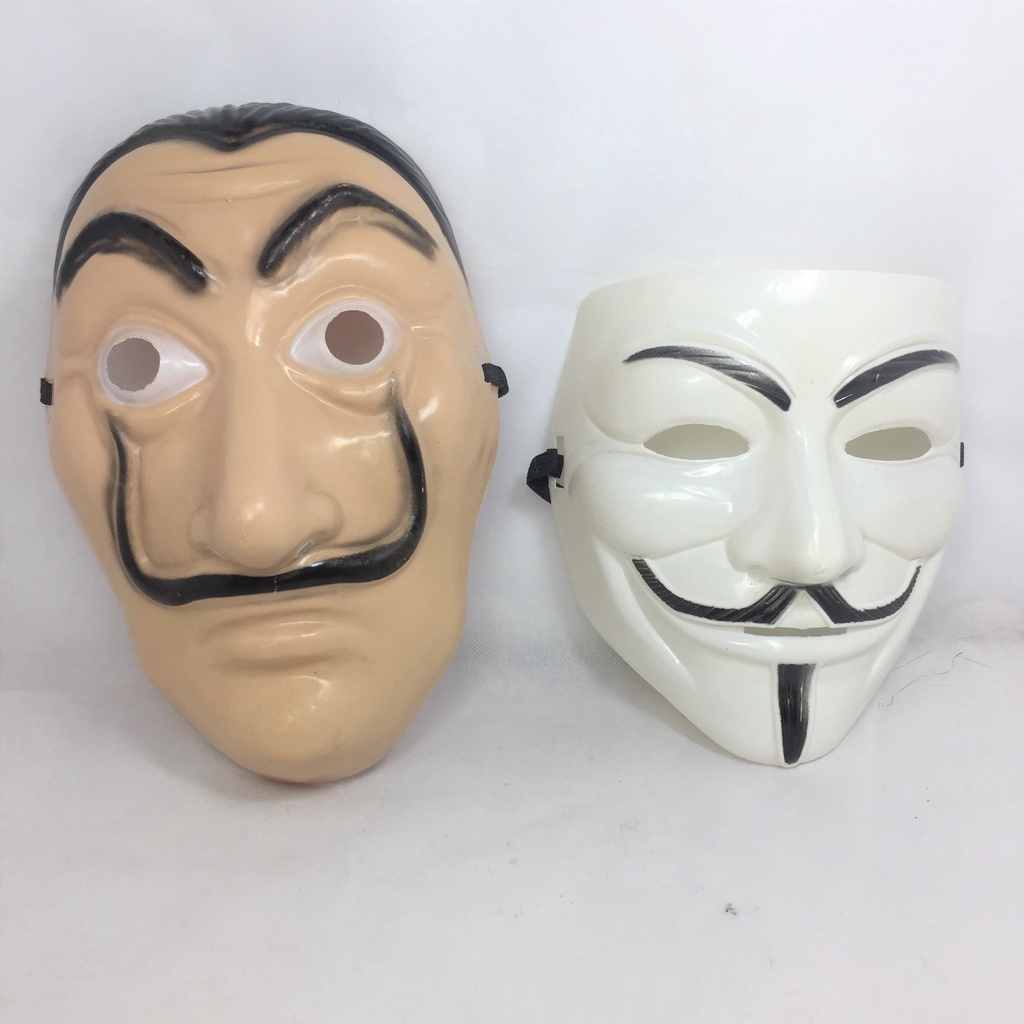 M scara Carnaval Haloween Fantasia Festa Cosplay Anonymous L Casa De 