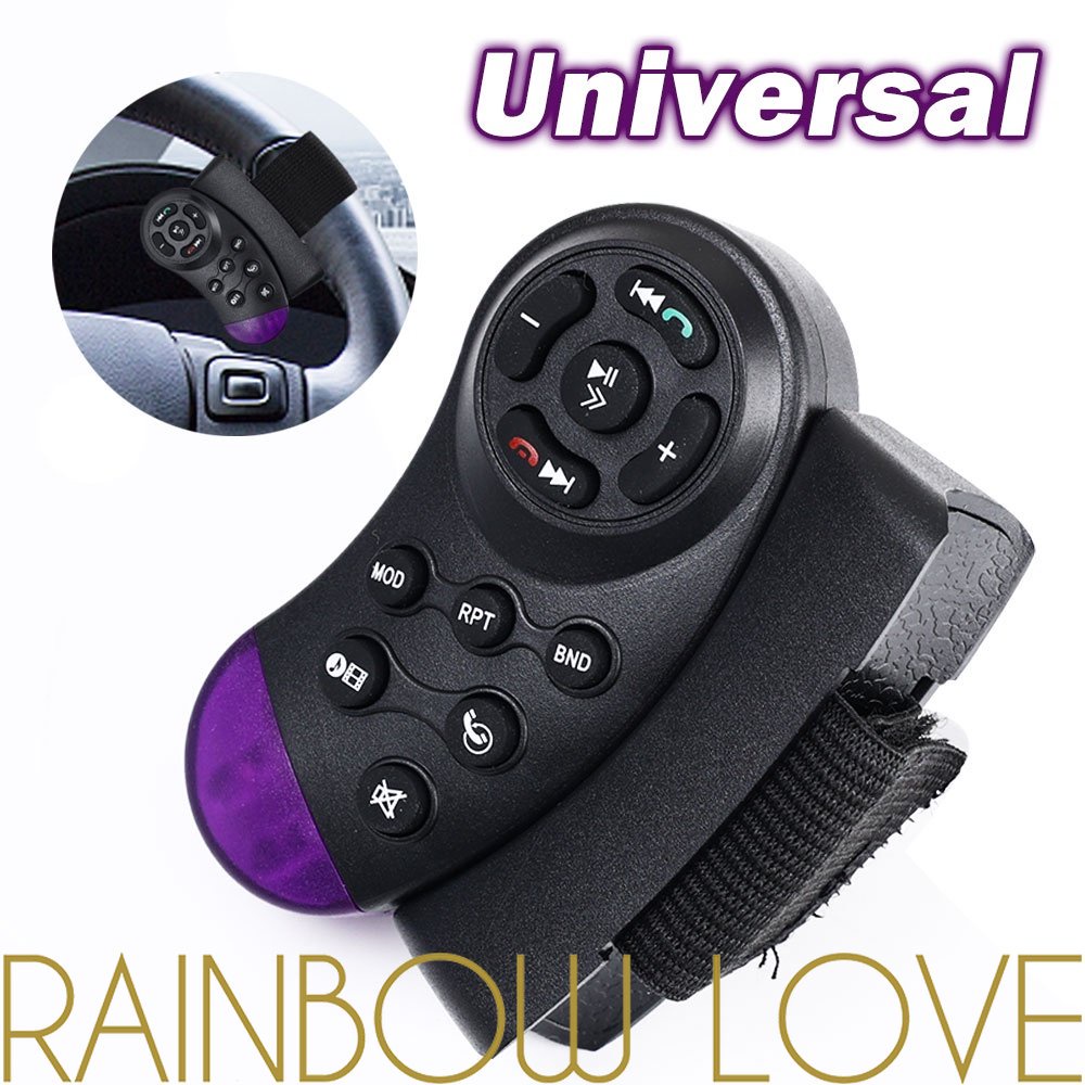 Interruptor De Controle Remoto Do Volante Sem Fio Universal/Autopeças/Navegação Carro DVD Multimídia Player De Música/Jogador