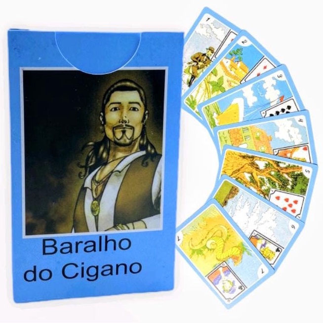 BARALHO DO CIGANO 36 CARTAS + MANUAL - BARALHO TAROT DO CIGANO