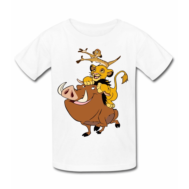 Camiseta infantil rei leão leao lion rel da selva selvagem animal desenho animado
