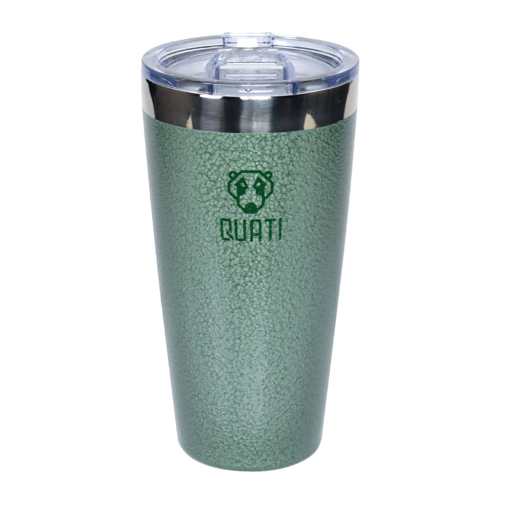 Copo Térmico Quati Com Tampa 473ml Verde V2 - Cv2st473ml / Caneca de Cerveja Vinho Chopp