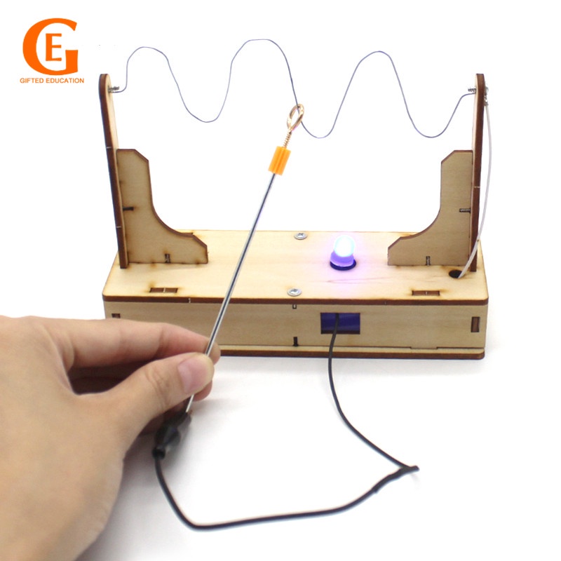 Donativo Educação Labirinto De Bump Maze DIY Montagem De Brinquedos Ciência Educacional Jogos De Quebra-Cabeça Kits De Concentração Treinamento Presentes