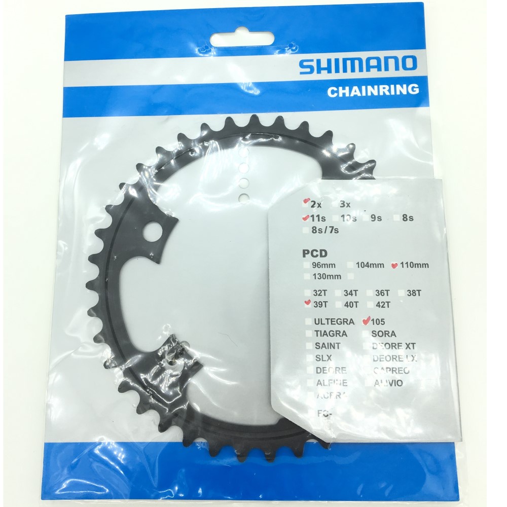 Coroa Engrenagem Shimano 105 Fc 5800 39 Dente Bcd 110mm 11v