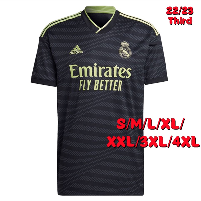 Camisa De Futebol Real Madrid Terceiro 2022/2023 BENZEMA MODRIC KROOS VINI JR RODRYGO Jersey Com Mais Tamanho S-4XL