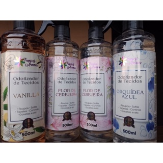 Agua Cheirosa Para Passar Roupa Spray Para Tecidos Agua Perfumada - Flor De Cerejeira - 500ml em Oferta na Shopee