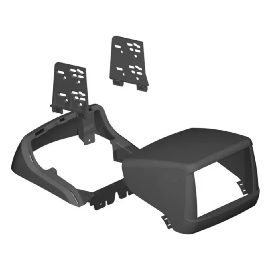 Moldura Fiat Doblo 2 Din Do Painel Multimídia Dvd Ano 2001 2002 2003 2004 2005 2006 em Oferta na Shopee