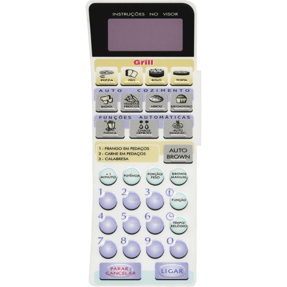 Teclado Membrana para Forno PANASONIC NN-G61 / G61