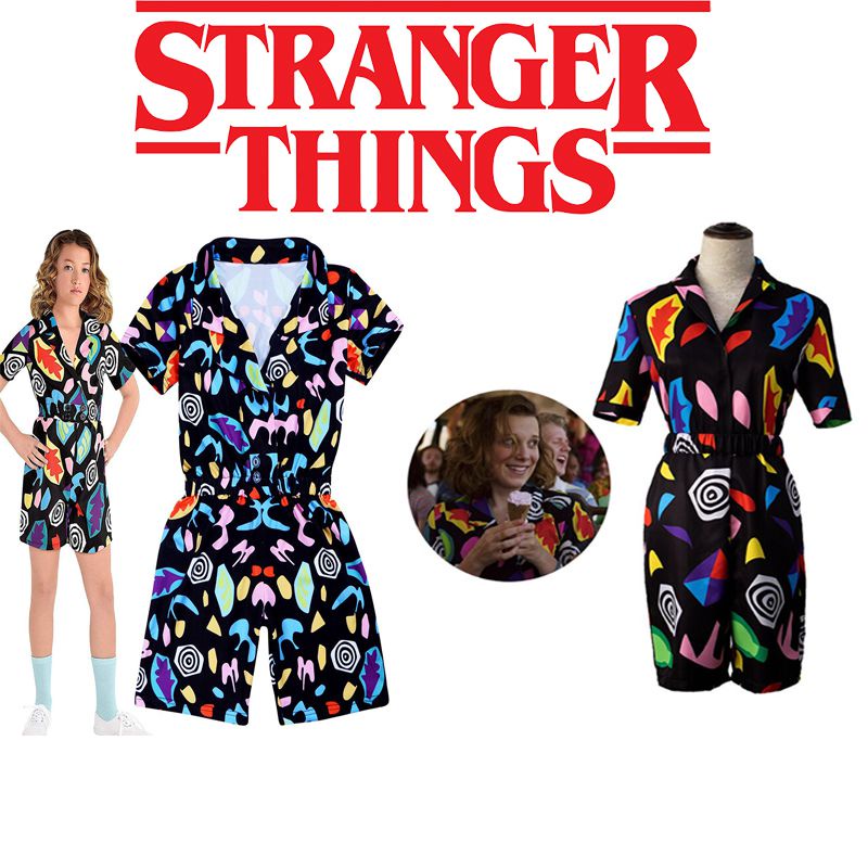 Kids Adults Plus Size Stranger Things 3 Eleven Cosplay Halloween Costume  Girl Fancy Jumpsuit Outfit Halloween Children Giirl Role Play Costumes  Gifts | Shopee Brasil