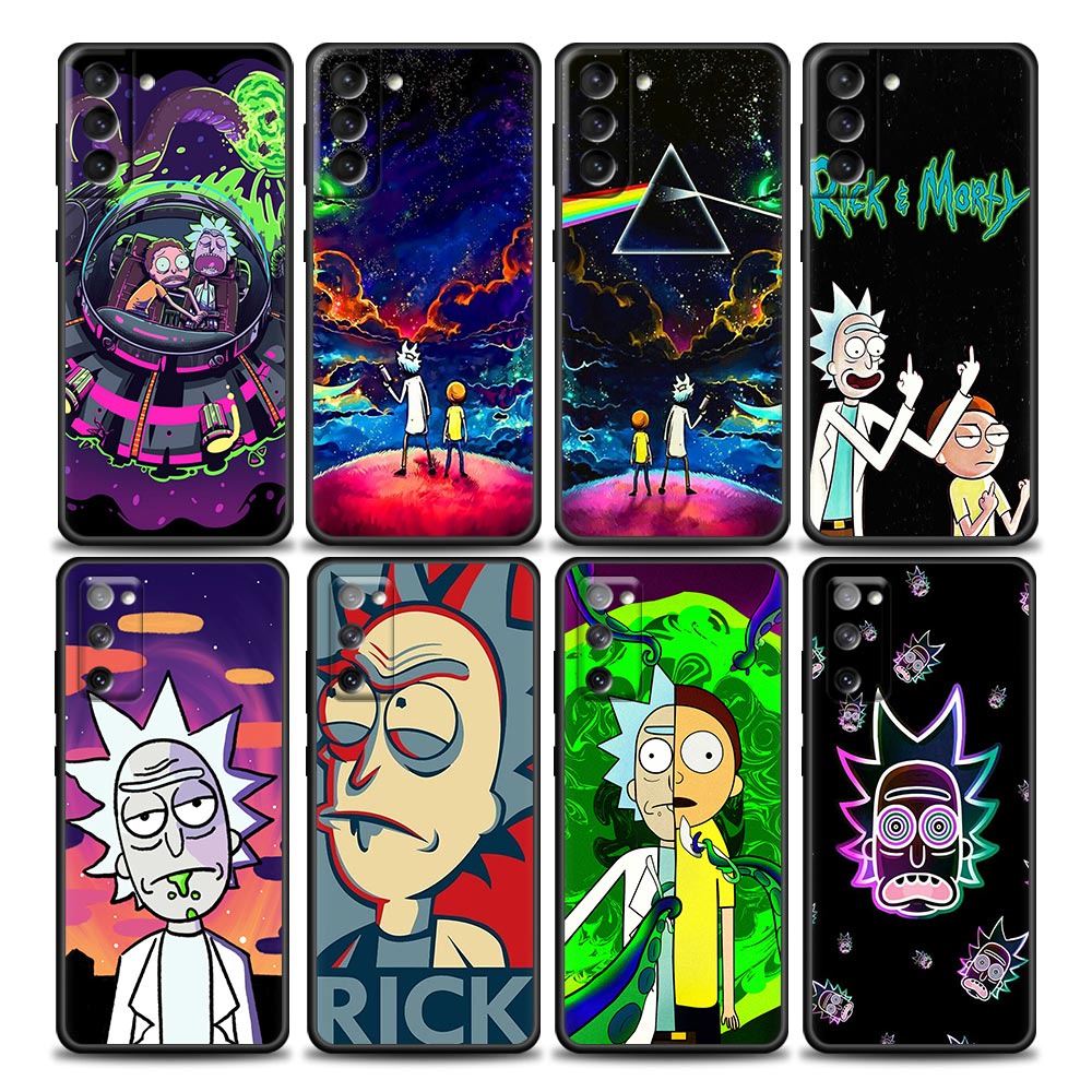 Anime Arte Rick Morty Fantasia Capa De Celular Cientista Para Samsung  Galaxy S22 S8 S9 S10 Lite S10e S21 S20 FE Plus Ultra 4G 5G Modelo -  Desconto no Preço