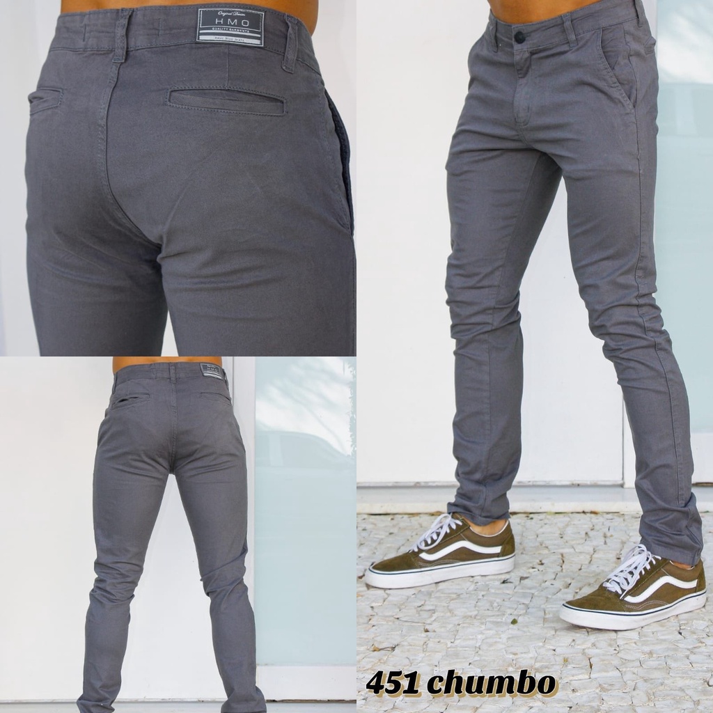 Kit 3 Calça Jeans Masculina Slim Lycra Elastano - Camisaria J SILVER