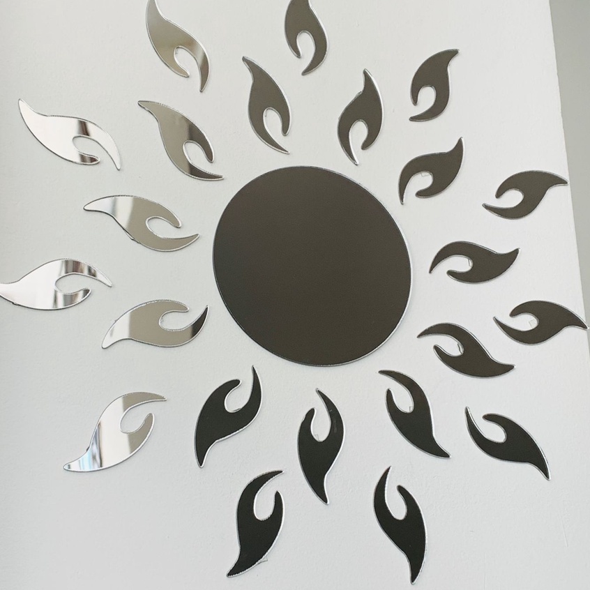 Kit Espelhos Decorativos Acrílico Sol em Oferta na Shopee