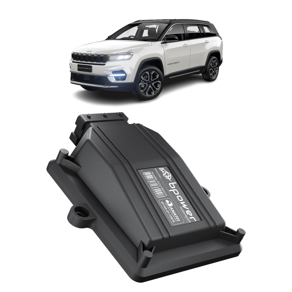 Chip de Potência Plug&play com Bluetooth para Jeep Commander 1.3T 2021 a 2023 - Bpower