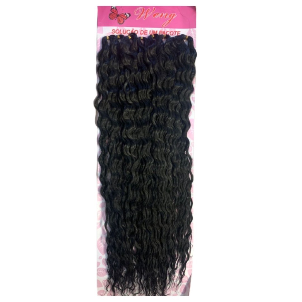Cabelo Orgânico Para Crochet Braids 70cm 300gr