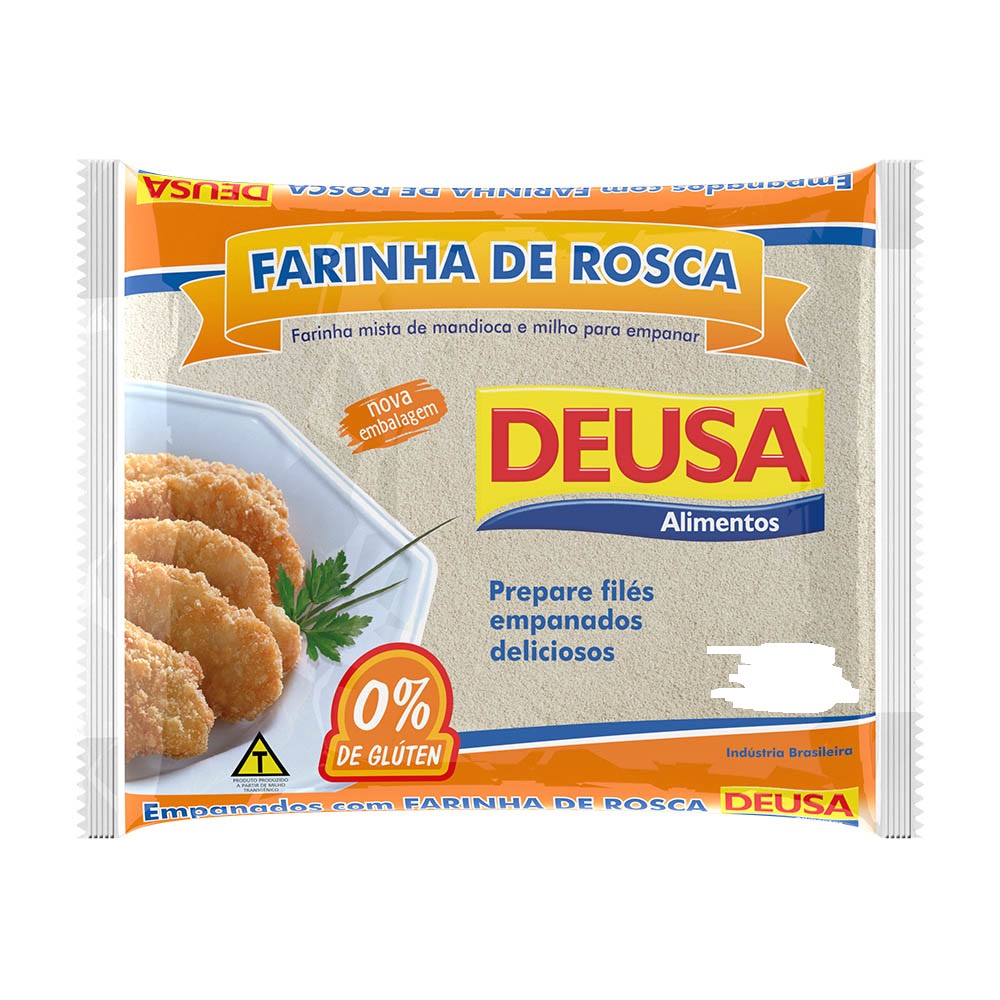1 kg de Farinha de Rosca Deusa Alimentos - Sem Glúten