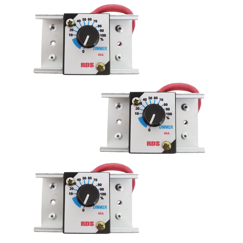 Kit 3 Dimer 6000w Controlador Dimmer Regulador 40a Bivolt Dimer