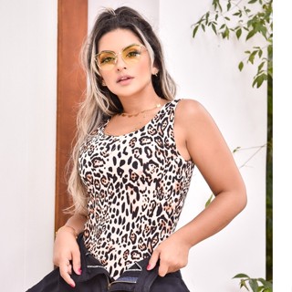 Body Regata Feminino Suplex - Várias Cores