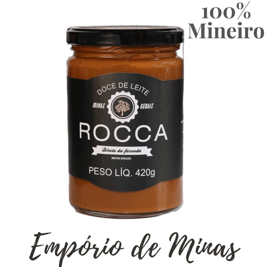 Doce de leite Rocca 400 gramas, envio de Monte Sião, MG