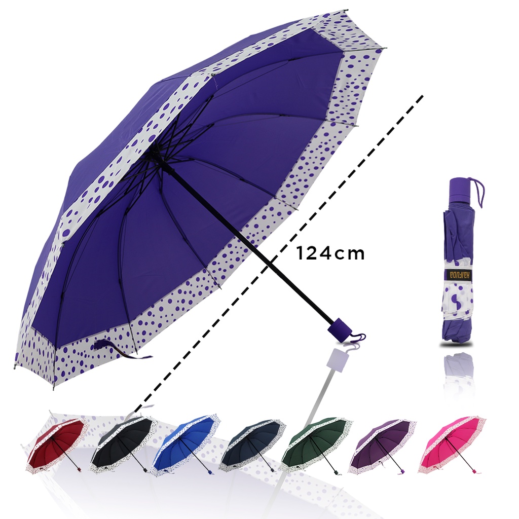 Guarda Chuva Grande Reforçado Contra Vento Cabe Na Bolsa | 1023D