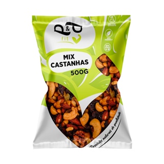 Mix de Castanha P&P - Nuts Nozes, Amêndoas, Castanha Para/Caju, Uva Passa, Amendoim, Gojiberry em Oferta na Shopee