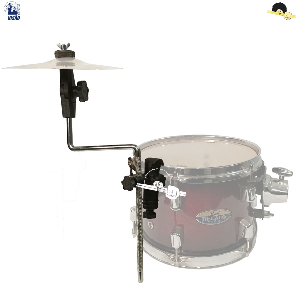 Clamp Visão CLP-01 para prato de bateria - Compatível com pratos de 6 á 18