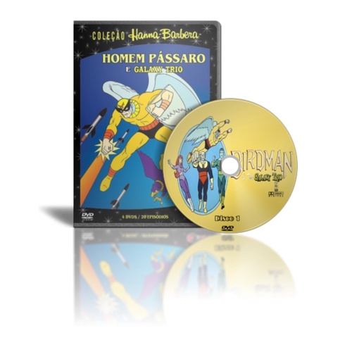 DVD Homem Pássaro e Galaxy Trio