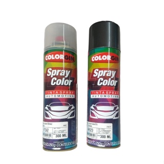 Tinta Spray na Cor do Seu Carro (PRATA) + Spray Verniz Automotivo 1KIT em Oferta na Shopee