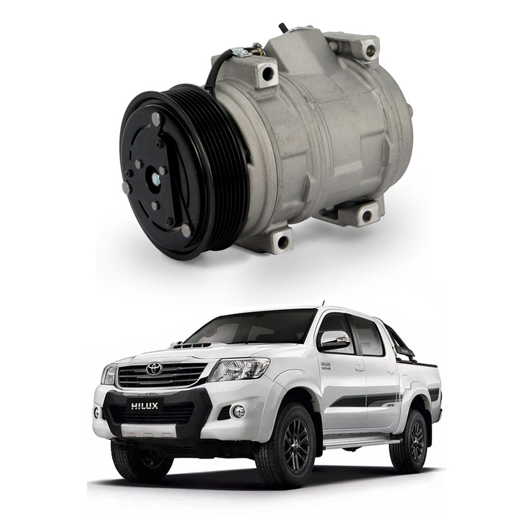 Compressor de Ar Condicionado Toyota Hilux New Holland TM7040 Delphi Original Novo CS20418 em Oferta na Shopee