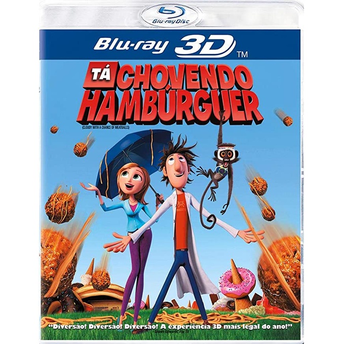 BLU-RAY DISC - TÁ CHOVENDO HAMBÚRGUER - 3D