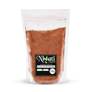 Cacau em Pó Alcalino 500g Fonte de Magnésio e Flavonoides Qualidade 100% Premium
