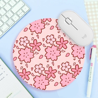 Mouse Pad Flor de Cerejeira Sakura Rosa Fofo em Oferta na Shopee