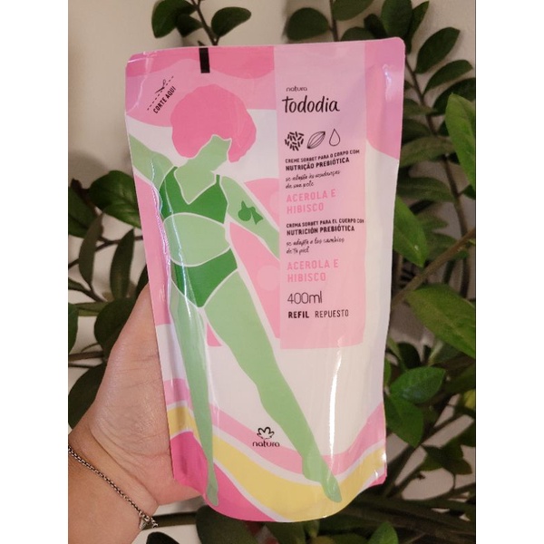 Natura Refil Creme Corporal Hidratante Natura Tododia 400ml Todo dia 400ml Sachê Refil Natura