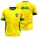 Camisa do Brasil Camiseta do Brasil Seleção Brasileira Torcida Brasil Amarela Patriota Torcedor