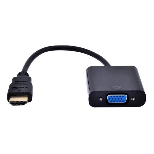 Cabo Adaptador E  Conversor Hdmi Para Vga + Áudio Itblue