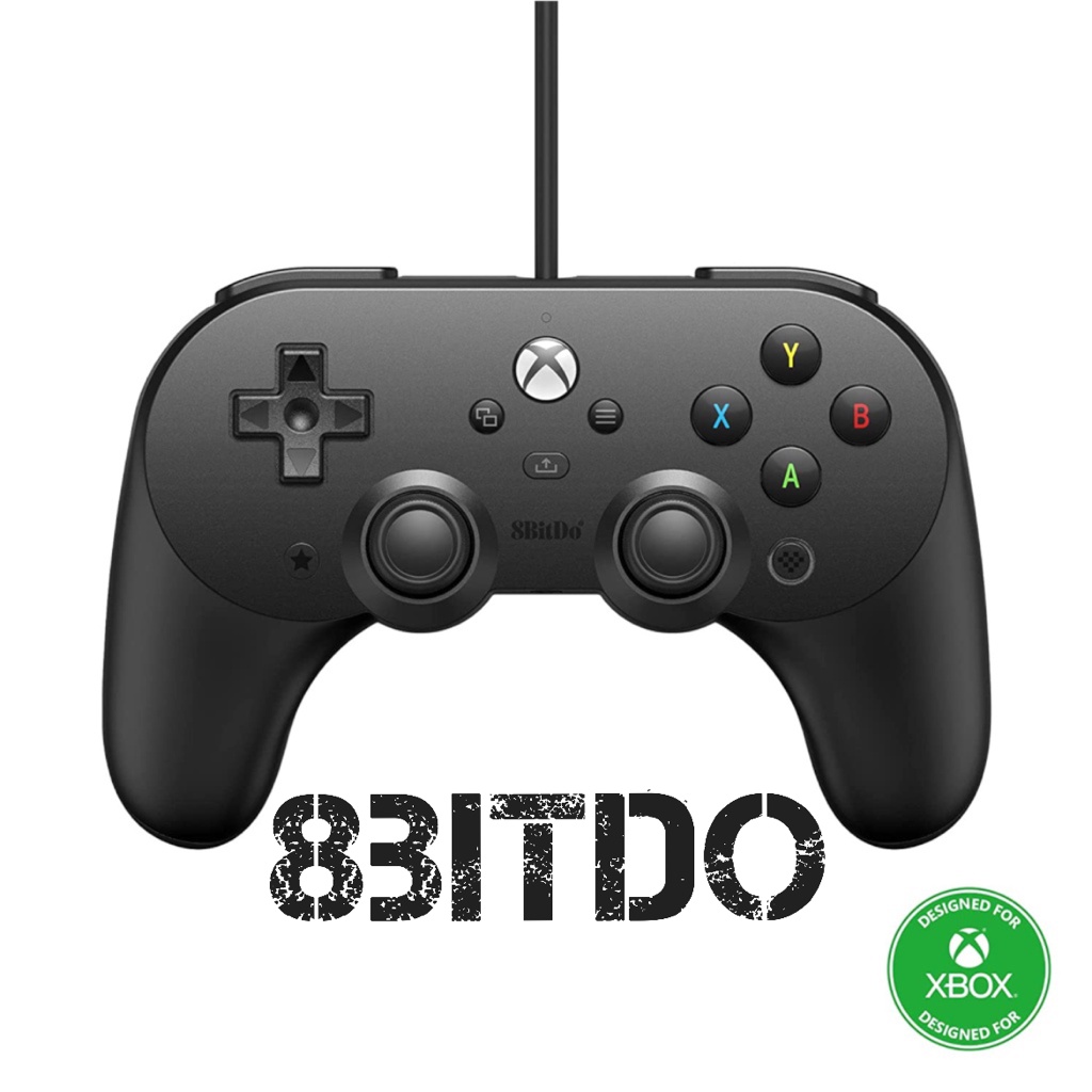 Controle 8BitDo Pro 2 Wired Controller para Xbox One, Xbox Series S, Xbox Series X e Windows 10