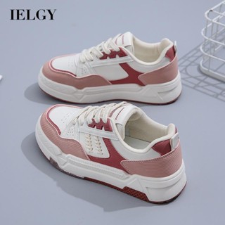 IELGY Estilo Coreano Feminino Combina Com Tudo Sola Grossa Cru Tênis casual