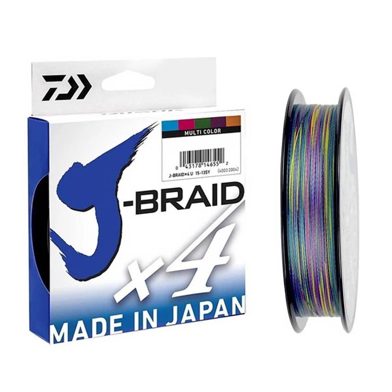 Linha Daiwa Multi J-Braid X4 0,29mm 40lb 300mts Multicolor