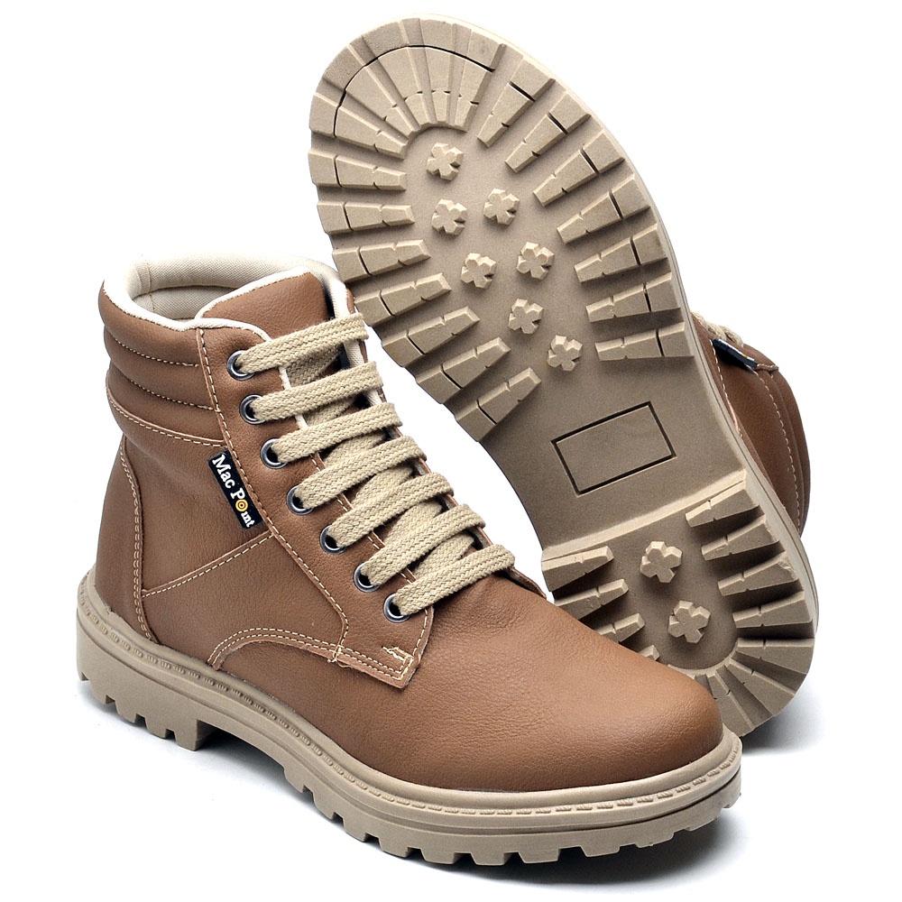 Bota Coturno Feminino 33 ao 44 Mac Point Promoção Leve e Solado Costurado