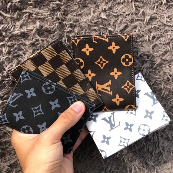 Carteiras Masculina Louis vuitton porta cnh porta cartão promoção  Relâmpago Porta documentos  slim