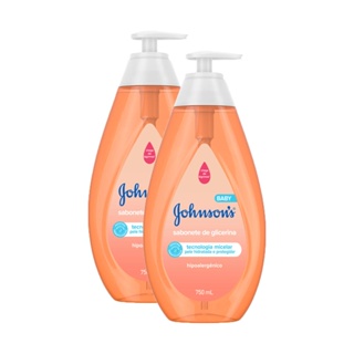 Kit com 2 Sabonetes Líquido Johnson's Baby da Cabeça aos Pés 750ml em Oferta na Shopee
