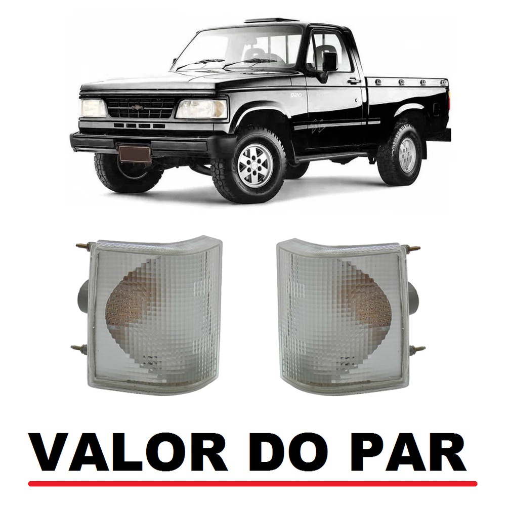 Par Pisca Seta Lanterna Dianteira Sinaleira D20 A20 C20 Bonanza 1993 1994 1995 1996 1997 1998 Cristal
