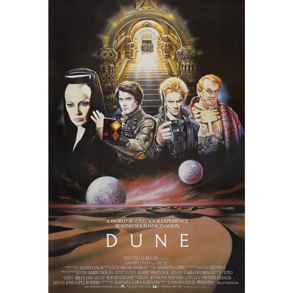 Duna - O Mundo do Futuro (1984) (Dune) Kyle MacLachlan e Sting - Dublagem Clássica
