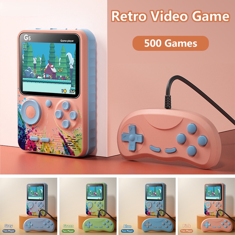 500 Em 1 Console Clássico De Jogos Portátil Retro Gameboy Brinquedos Infantis Presente