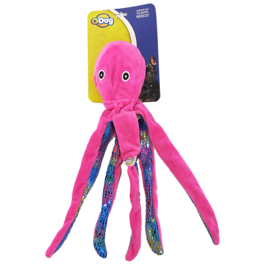Brinquedo De Pelúcia Polvo Rosa Para Animal De Estimação Resistente A Mordidas Para Cães Limpar Dentes Em Forma De Animal Brinquedo De Veludo Mordedor