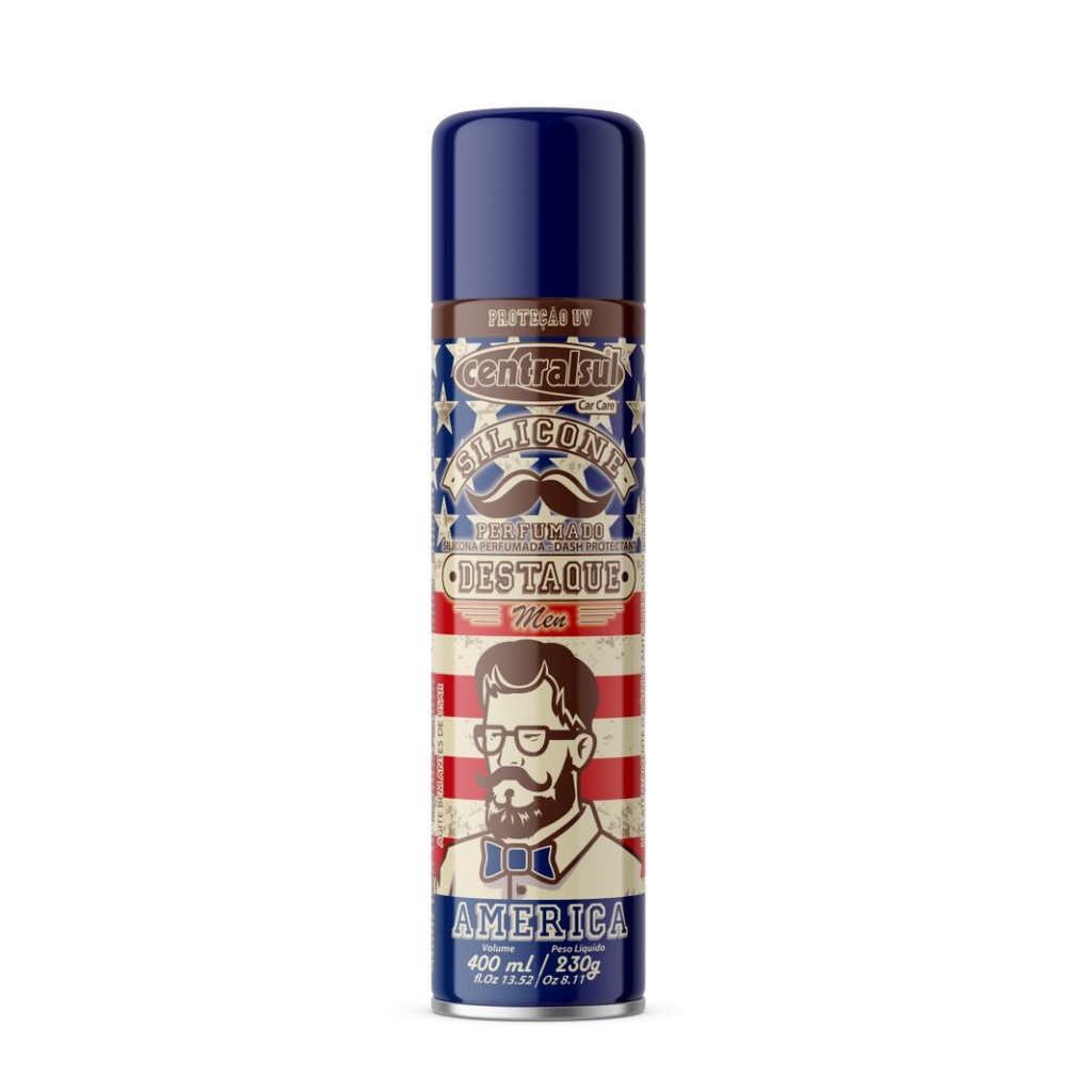 Silicone Spray Perfumado Centralsul America 400ml em Oferta na Shopee