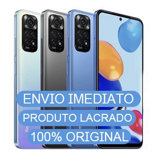 Celular Xiaomi Redmi Note 11 128gb/6gb ou 128gb/4gb Ram - Original Versão Global