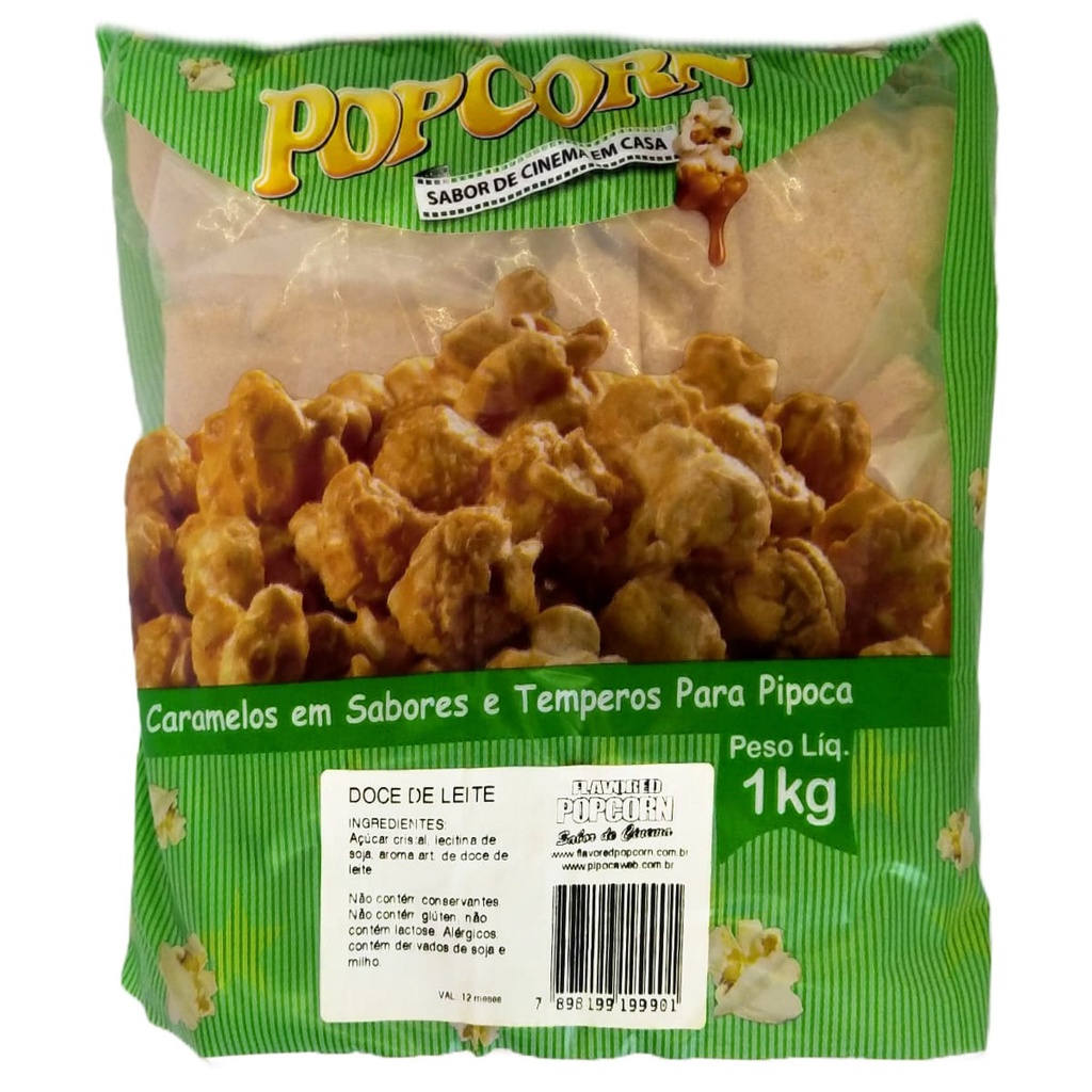 Caramelo para Pipoca Doce - Doce de Leite 1kg