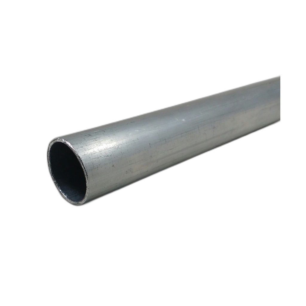 Tubo redondo alumínio 1"x1/16" (25,40mm externo X 1,58mm espessura) com 1 Metro