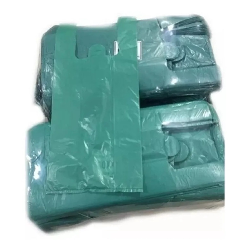 1KG Sacolas Plásticas Reciclada Reforçadas Tamanho 30X40