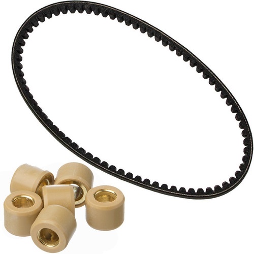 Correia + Kit 6 Rolete Embreagem Lead 110 Md Original