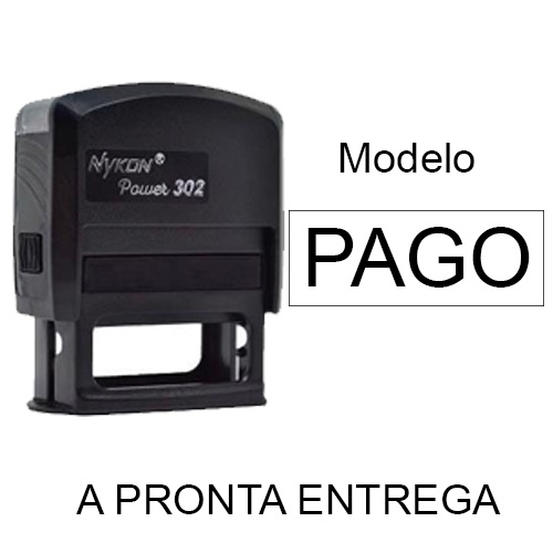 Carimbo Automático - Escrita Pago